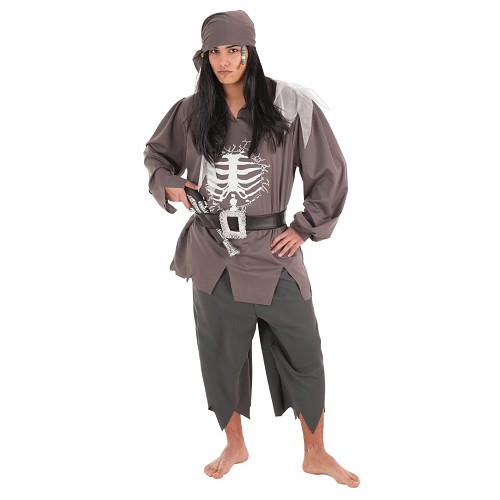 Costume adulte pirate de skelet