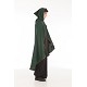 Médiévale coat peau garniture verte taille L