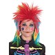 Perruque Punk fille Multicolor