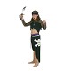 Jeune fille de crâne pirate enfant costume