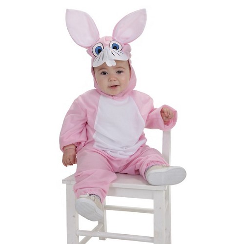 Costume lapin rose (0 a 12 meses)