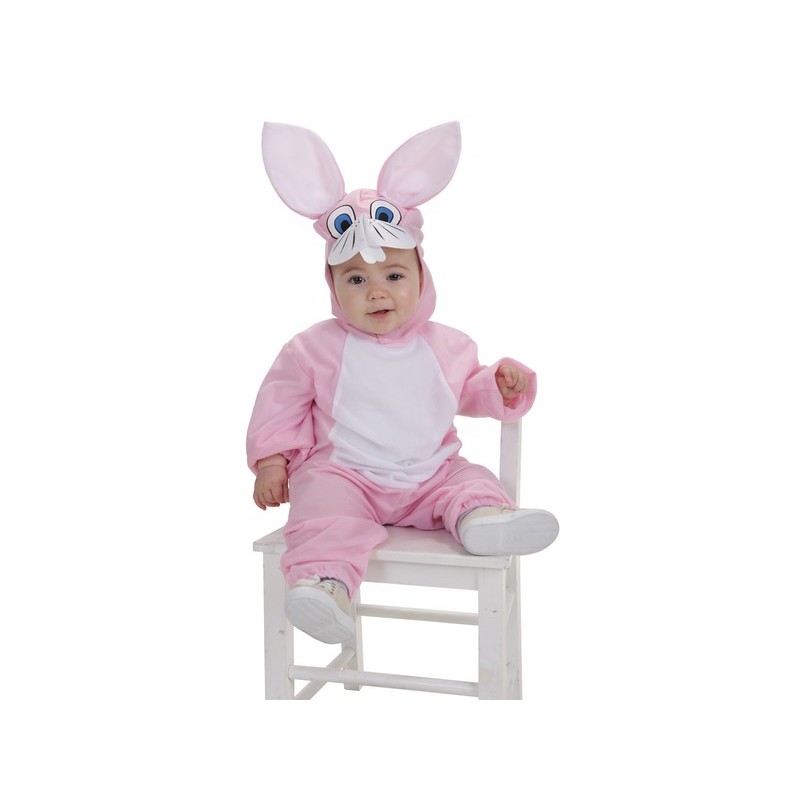 Costume lapin rose (0 a 12 meses)