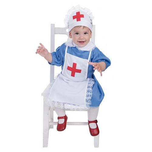 Infirmière de costume bébé (0 à 12 meses)