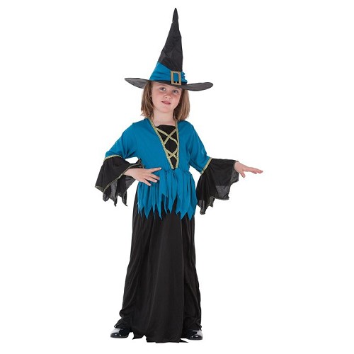Costume enfant sorcière bleue