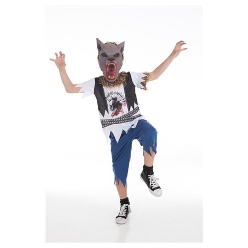 Costume homme enfant loup