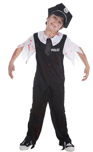 Costumes de policiers zombies pour les enfants par 22,25 €