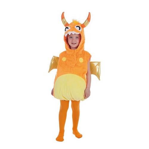 Enfant costume monstre Orange 5 / 6 ans