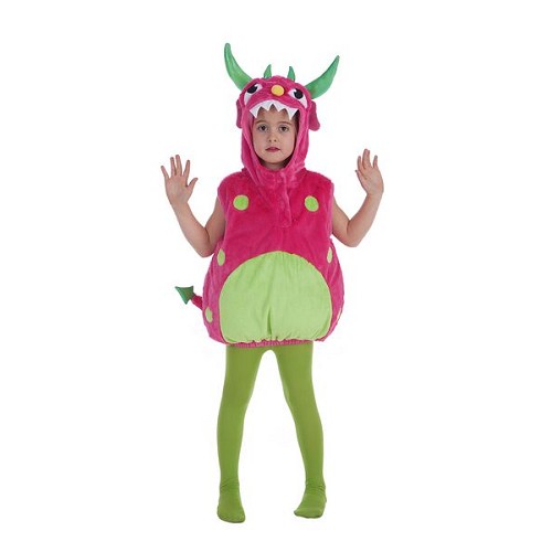 Pour enfants costumes Monster Fuxia 5 / 6 ans