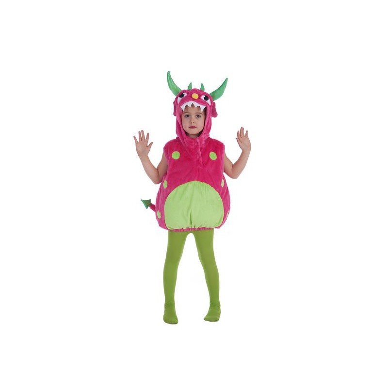 Pour enfants costumes Monster Fuxia 5 / 6 ans