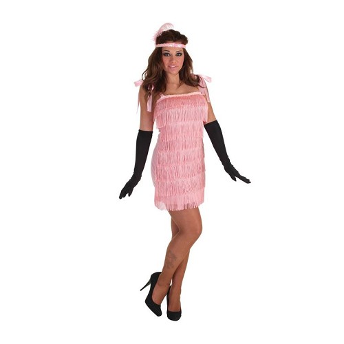 Costume adulte Charleston rose