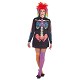 Costume adulte robe Skeleto couleur