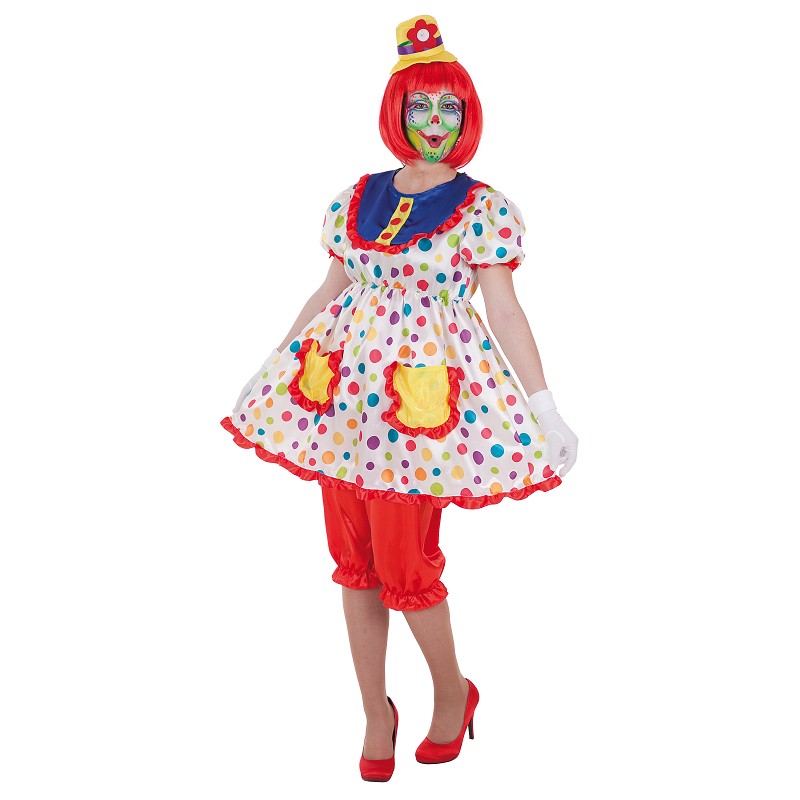 Costume adulte clown de Tina