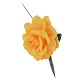 Rose jaune 15 cm