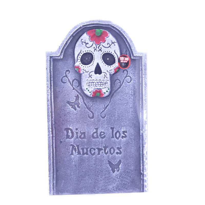 Gravestone "Day of the Dead" c / lumière 55 cm H0063