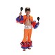 Rayure costume enfant cubain