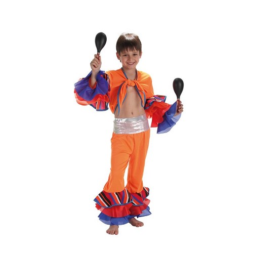 Rayure costume enfant cubain