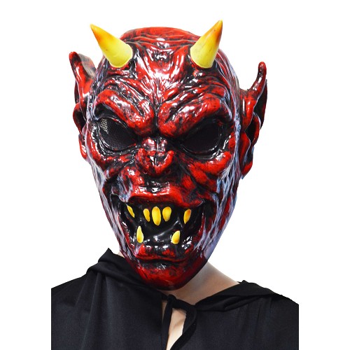 Horned masque de démon H0115