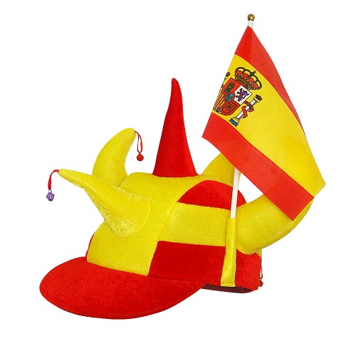 Cap cornes drapeau Espagne