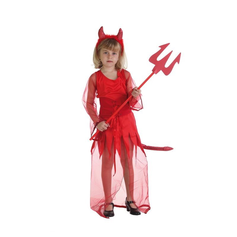 Disfraz Infantil Diabla Lentejuelas