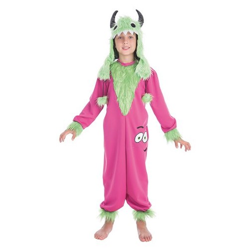 Peluche monstre vert enfant costume