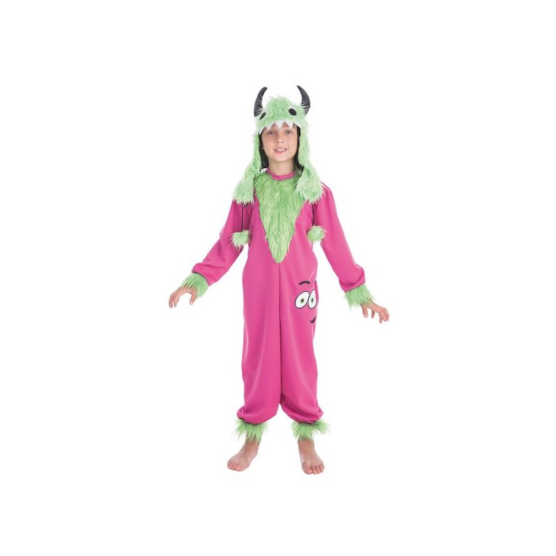 Peluche monstre vert enfant costume