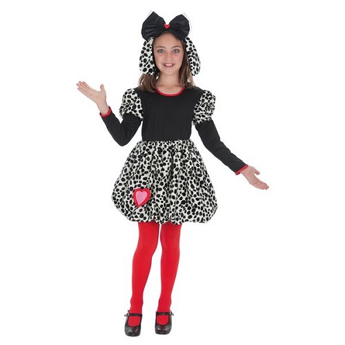 Fille de coeur dalmate costumes pour enfants