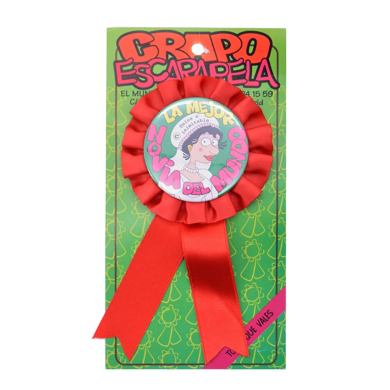 Medalla "1Er Premio La Mejor Novia Del Mundo"