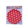 Platos Lunares Rojo Set- 6 Und.