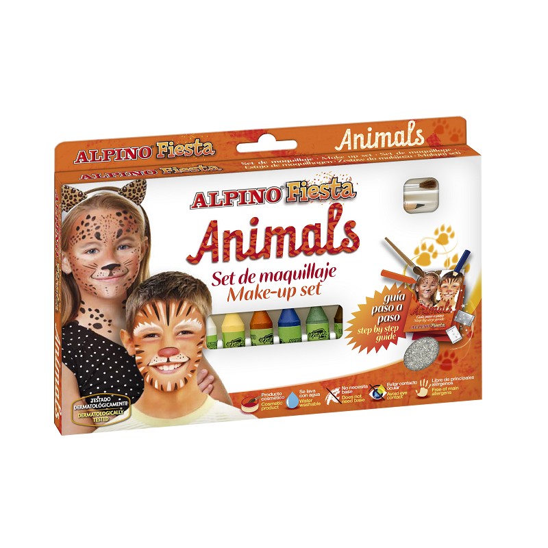 Maquillaje Set Animals 6 Col.