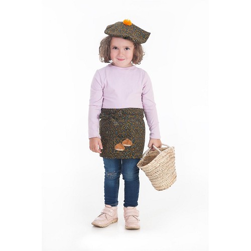 Disfraz Castañera Infantil Flores