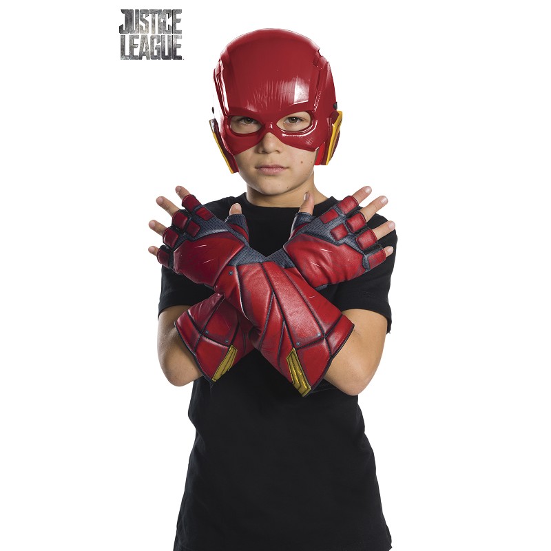 Guantes Flash Jl Movie Infantil + 6 Años