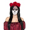 Corona Rosas Día de Los Muertos