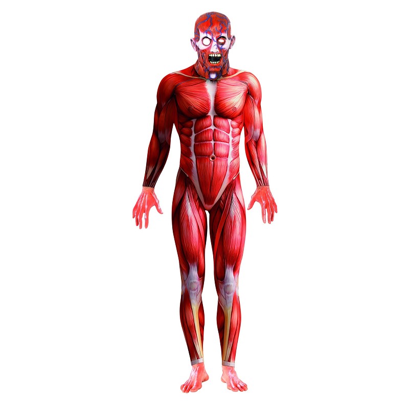Disfraz Mono Anatomía Humana Adulto T-42/44