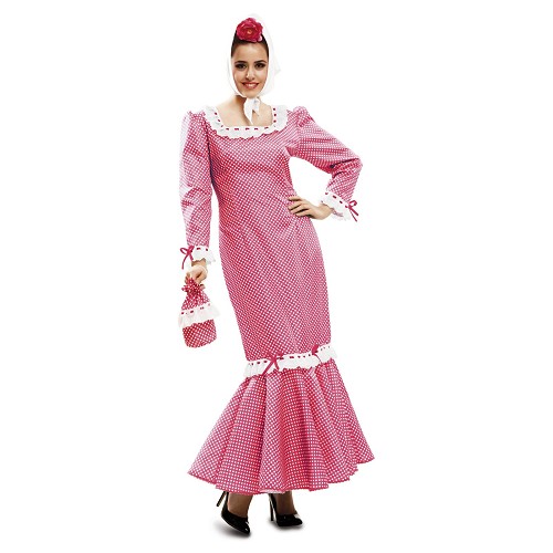 Disfraz Chulapa Madrileña Rosa Mujer