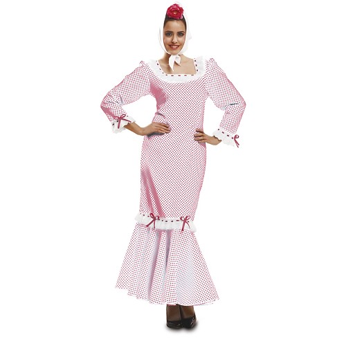 Disfraz Chulapa Madrileña Rojo Mujer