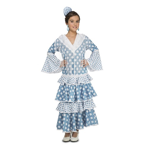 Disfraz Flamenca Guadalquivir Turquesa