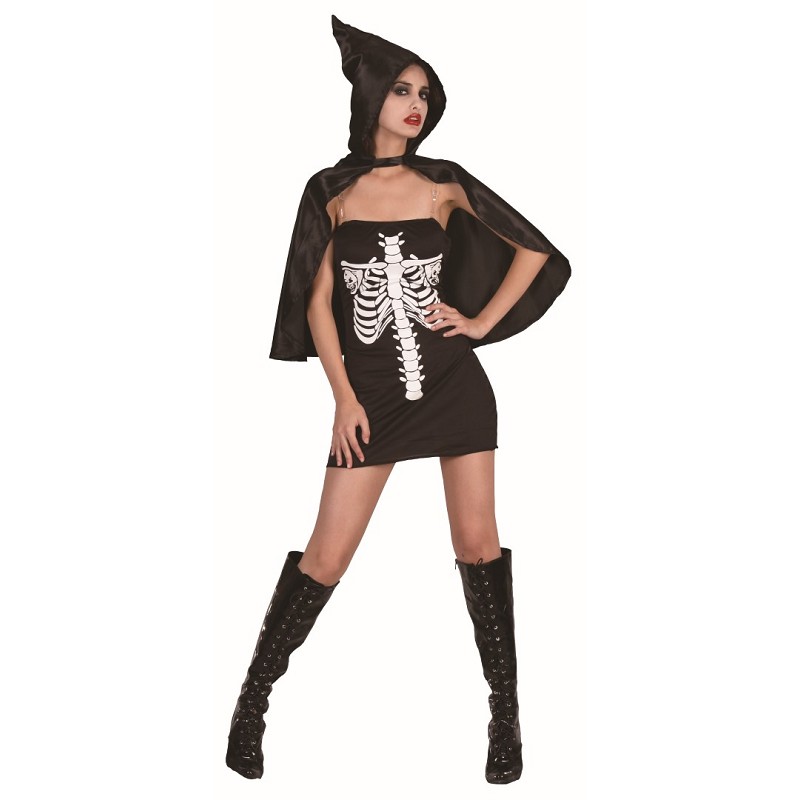 Costume Sexy adulte Skeleta