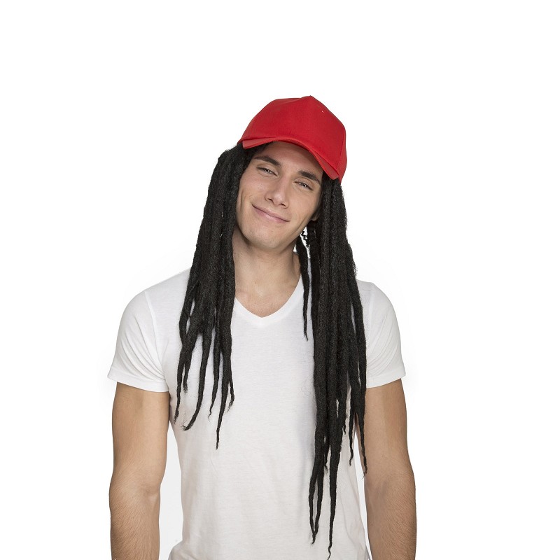 Peluca Rasta Con Gorra