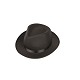 Sombrero De Ganster Ajustable 58 Cm