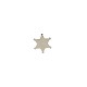 Estrella Sheriff Metal 5 Cm