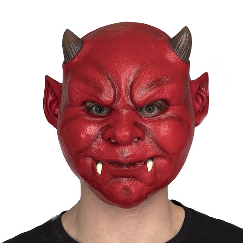 Máscara Completa Demonio Rojo