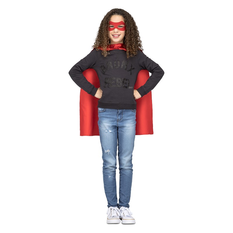 Capa Super Heroe Roja Infantil