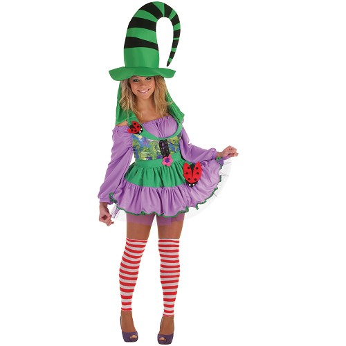 Costume adulte Duendecilla vert