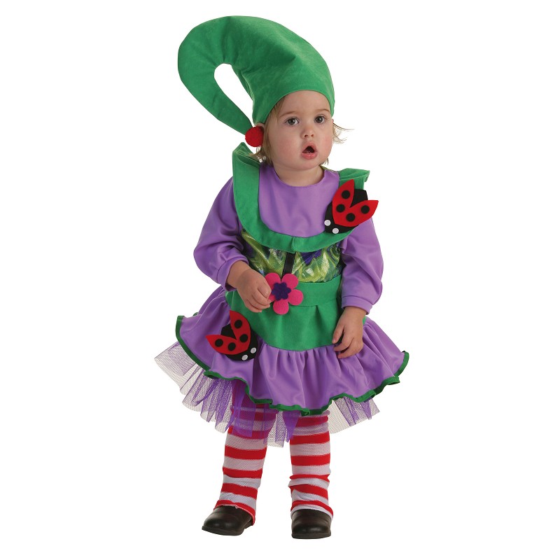 Costume bébé Duendecilla vert (0 à 12 mois)