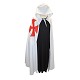 Templiers blanc manteau unique taille