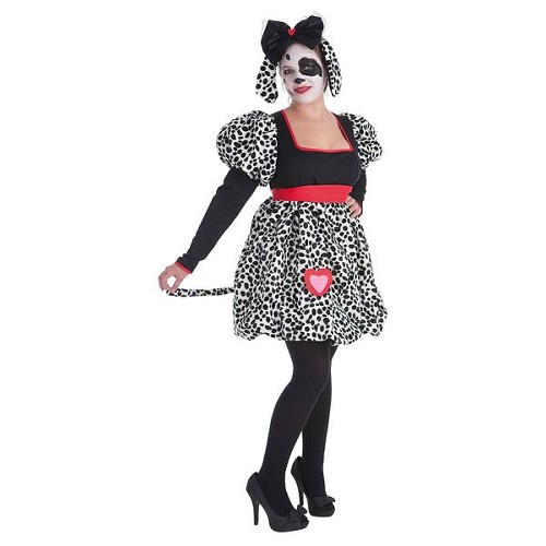 Femme de cœur Dalmatien adulte costume