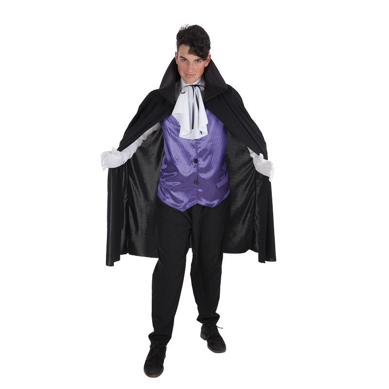 Vampire costume mauve pour adulte