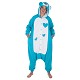 Costume adulte drôle bleu peluche T-Xl