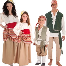 Costumes de Paysan Carlos et Carlotta