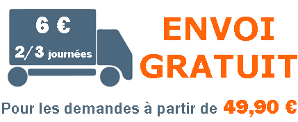 Livraison gratuite à partir de 99 €